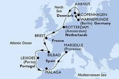 Маршрут круїзу