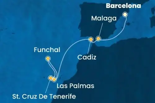 Маршрут круиза