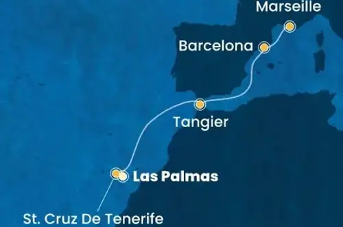 Маршрут круиза