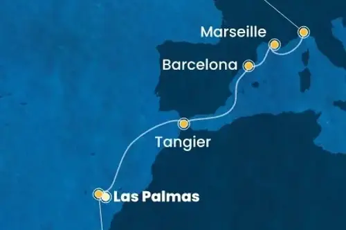 Маршрут круиза