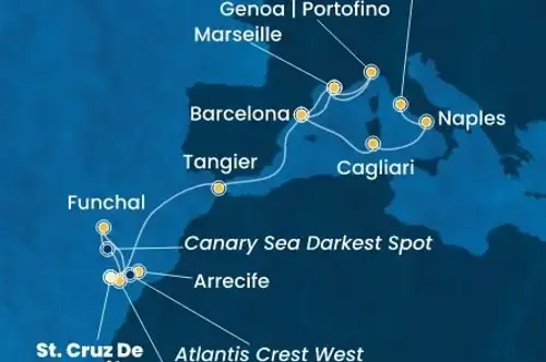 Маршрут круиза