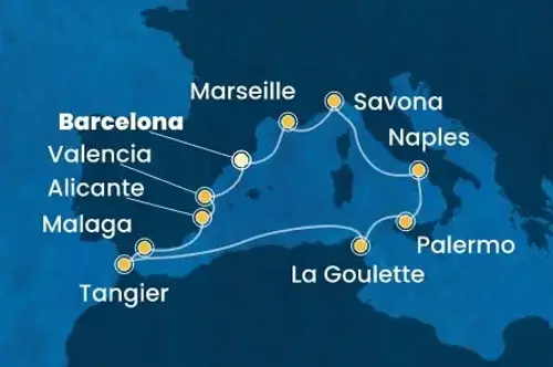 Маршрут круиза