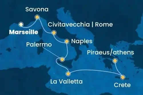 Маршрут круиза