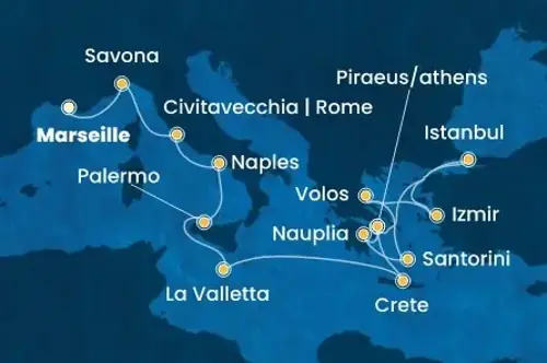 Маршрут круиза