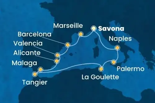 Маршрут круиза