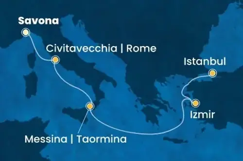 Маршрут круиза