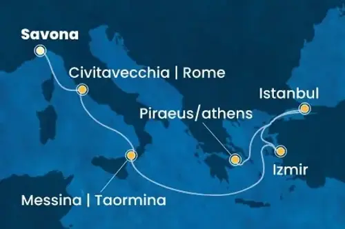 Маршрут круиза