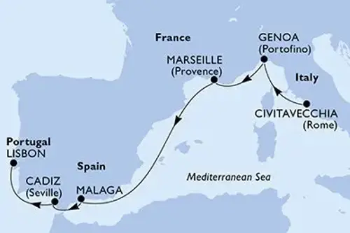 Маршрут круїзу