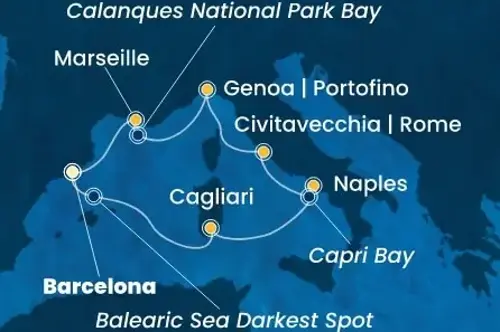 Маршрут круиза