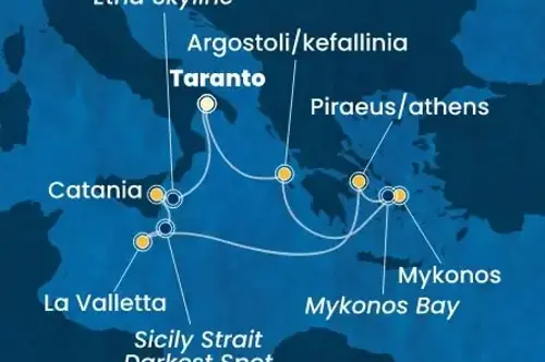 Маршрут круиза