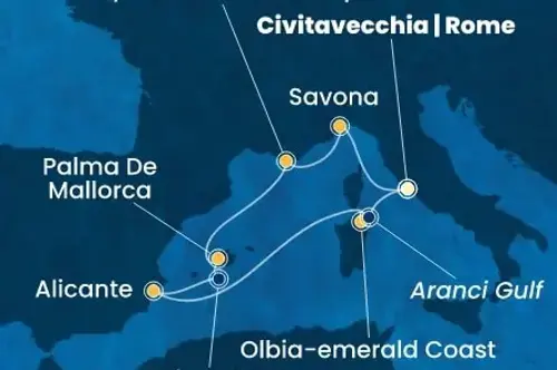 Маршрут круиза