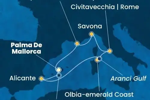 Маршрут круиза