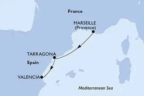 Маршрут круиза