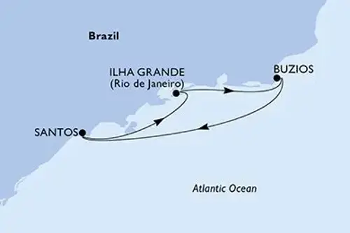 Cruise itinerary