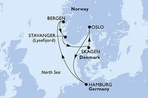 Cruise itinerary