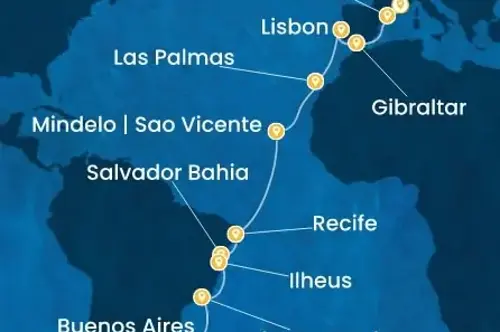 Cruise itinerary