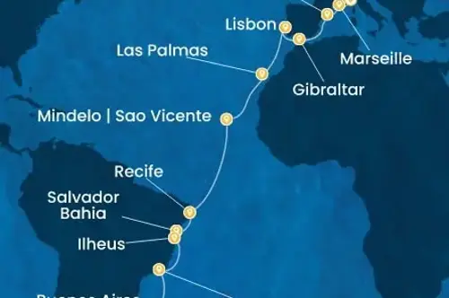 Cruise itinerary
