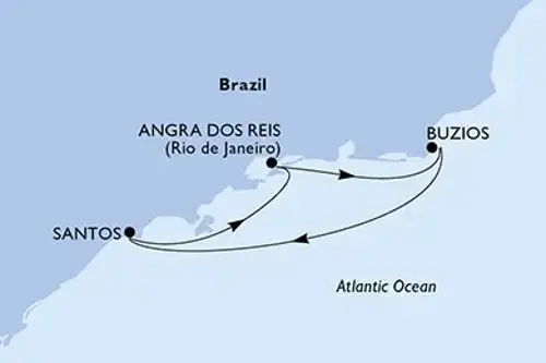 Cruise itinerary