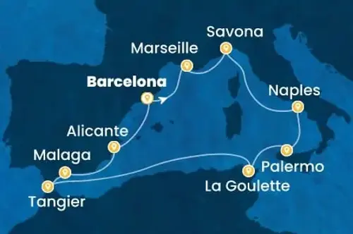 Cruise itinerary