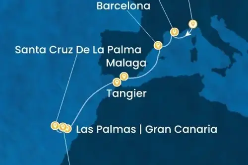 Cruise itinerary
