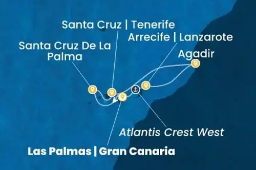 Cruise itinerary