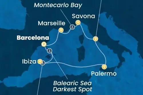 Cruise itinerary