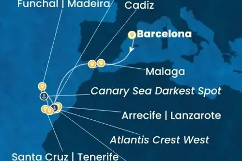 Cruise itinerary