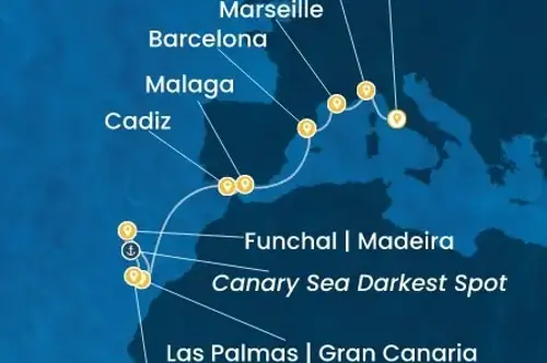 Cruise itinerary