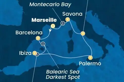 Cruise itinerary
