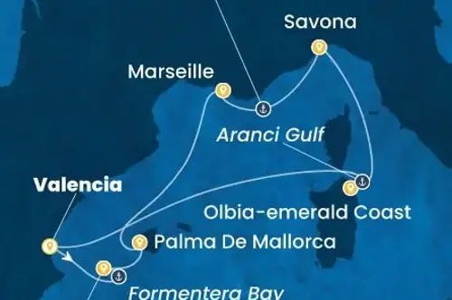 Cruise itinerary
