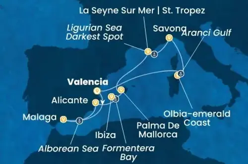 Cruise itinerary