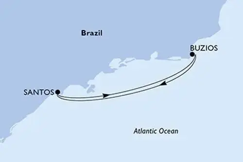 Cruise itinerary