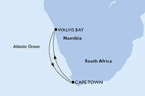 Cruise itinerary