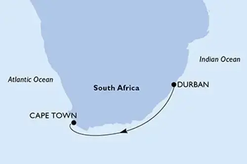 Cruise itinerary