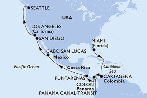 Cruise itinerary