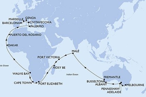 Cruise itinerary