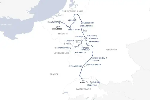 Маршрут круиза