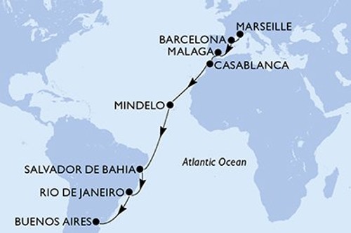 Cruise itinerary