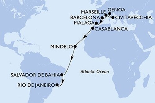 Cruise itinerary