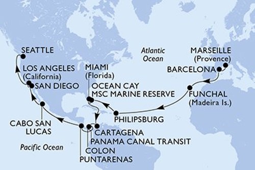 Cruise itinerary